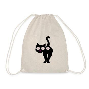 Chat à trois yeux ou ... - Sac de sport léger - nature - Devant