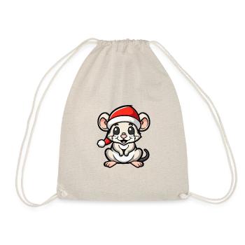 Noël Souris - Sac de sport léger - nature - Devant