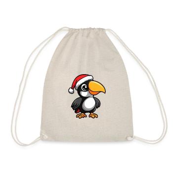 Toucan Bird Christmas Christmas - Drawstring Bag - nature - Front