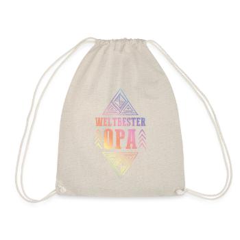 Weltbester Opa - Turnbeutel - Natur - Vorne