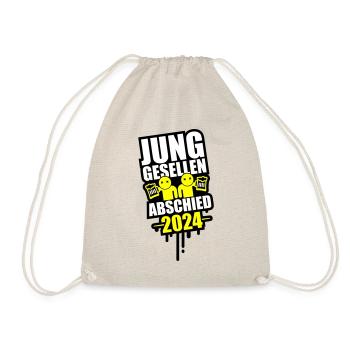 Bachelor Party 2024 Bachelor Party - Drawstring Bag - nature - Front