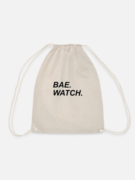 Bae Watch! - Turnbeutel - Natur