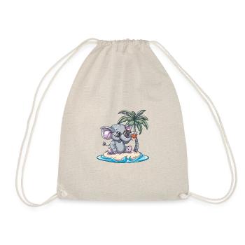Palmier d’été de l’île de l’éléphant - Sac de sport léger - nature - Devant