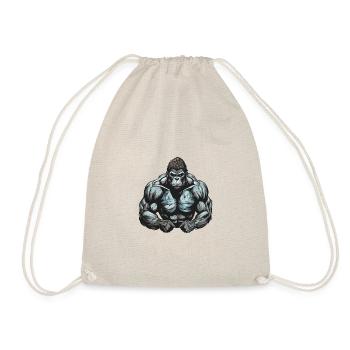 Gorilla Gym Muscles Beast - Drawstring Bag - nature - Front
