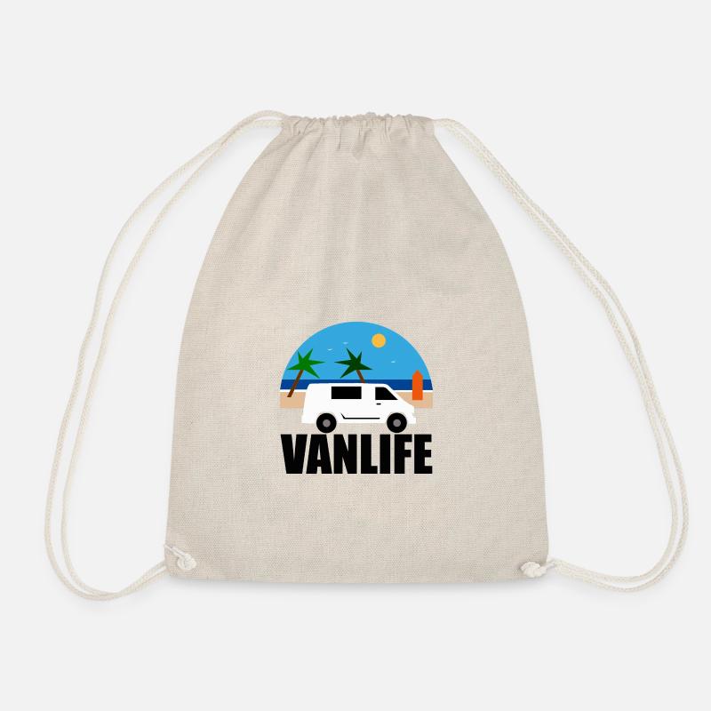 VAN LIFE - La plage - Van blanc - Sac de sport léger - nature