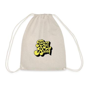 Take a break - Drawstring Bag - nature - Front