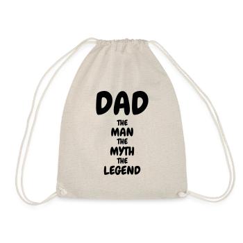 Dad - Daddy - Father's Day - Baby - Birth - Humor - Drawstring Bag - nature - Front