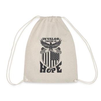 Star-Spangled Valor - Turnbeutel - Natur - Vorne