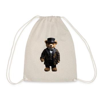 Clothes make the man, even with bears - Drawstring Bag - nature - Front