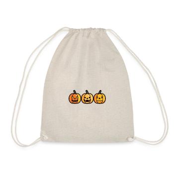 Pumpkin Halloween Comic - Drawstring Bag - nature - Front