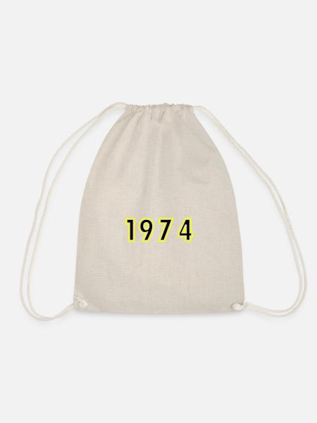 1974 Year Birthday - Drawstring Bag - nature