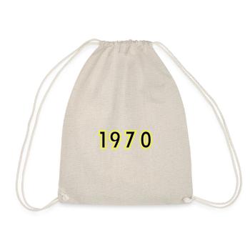 1970 Année Anniversaire - Sac de sport léger - nature - Devant