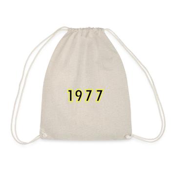 1977 Jahr Geburtstag - Turnbeutel - Natur - Vorne