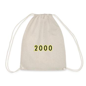 2000 Jahr Geburtstag - Turnbeutel - Natur - Vorne