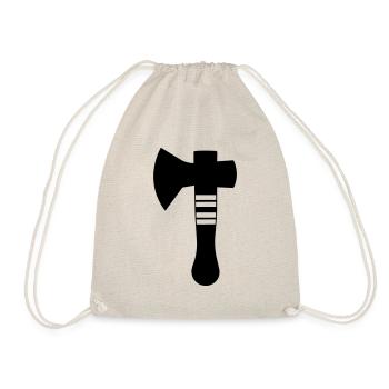 axe - Drawstring Bag - nature - Front