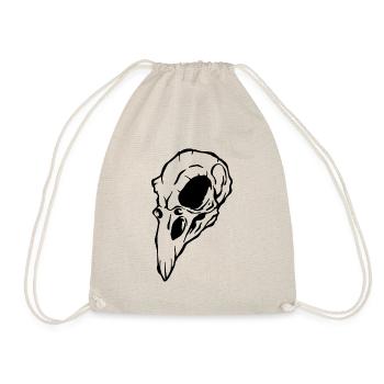 Crow skull Halloween - Sac de sport léger - nature - Devant
