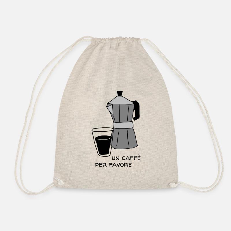 Ein Kaffee, per favore. - Turnbeutel - Natur