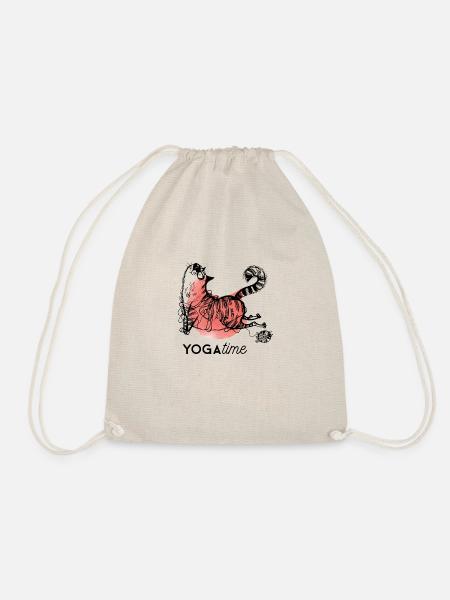yoga time - Turnbeutel - Natur