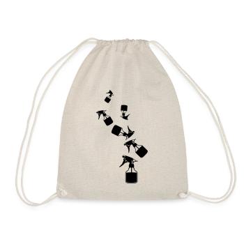 Icône Coiffeur - Sac de sport léger - nature - Devant