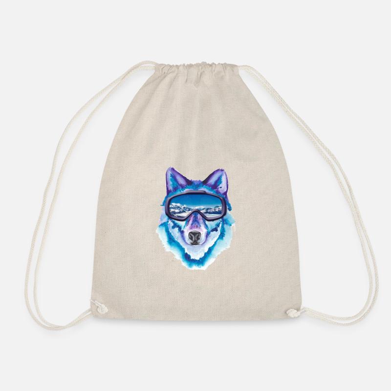 Ski Husky - Turnbeutel - Natur