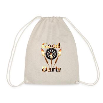 Good darts - Drawstring Bag - nature - Front