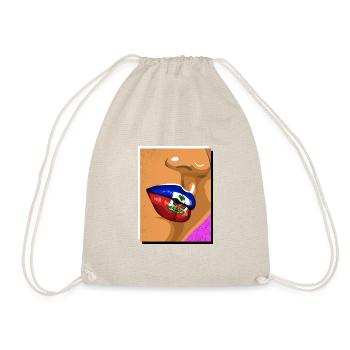Haiti Haitianer Stolz Flagge Flaggentag I Geschenk - Turnbeutel - Natur - Vorne