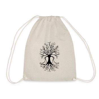 Meditation Yoga Baum - Turnbeutel - Natur - Vorne