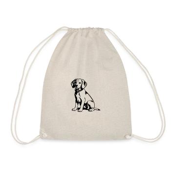 Chien Beagle - Sac de sport léger - nature - Devant