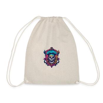 Crâne Squelette Chef - Sac de sport léger - nature - Devant
