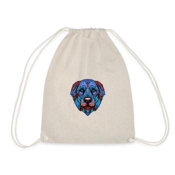 Kangal Dog Portrait Colorful - Drawstring Bag - nature - Front