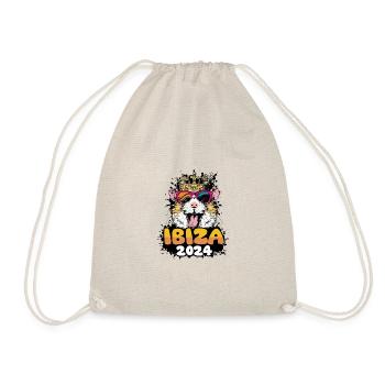 Ibiza 2024 Hamster - Turnbeutel - Natur - Vorne