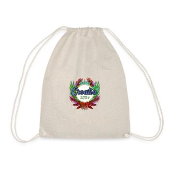 Croatia 2024 Team - Drawstring Bag - nature - Front