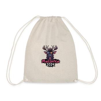 Mallorca 2024 Deer - Drawstring Bag - nature - Front