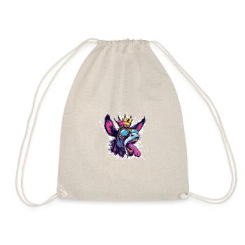 Donkey Comic - Drawstring Bag - nature - Front