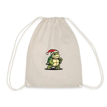 Turtle Christmas - Drawstring Bag - nature - Front