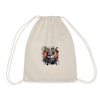 Tête de hibou Portrait Couronne - Sac de sport léger - nature - Devant