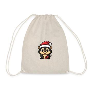 Hérisson Noël Noël - Sac de sport léger - nature - Devant