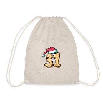 31 Nombre Noël - Sac de sport léger - nature - Devant