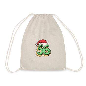 56 Number Christmas - Drawstring Bag - nature - Front