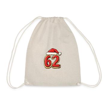 62 Nombre Noël - Sac de sport léger - nature - Devant
