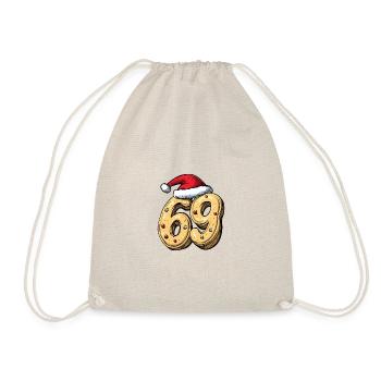 69 Nombre Noël - Sac de sport léger - nature - Devant