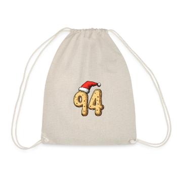 94 Numéro Noël - Sac de sport léger - nature - Devant