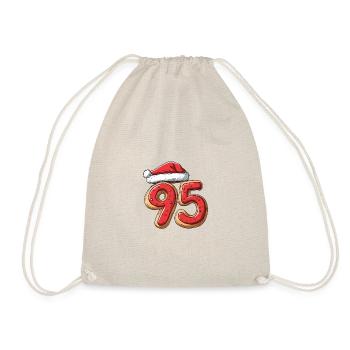 95 Number Christmas - Drawstring Bag - nature - Front