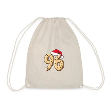 96 Nombre Noël - Sac de sport léger - nature - Devant