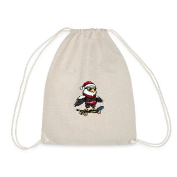 Aigle Noël Drôle - Sac de sport léger - nature - Devant