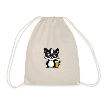 Skunk Ski Beer - Drawstring Bag - nature - Front