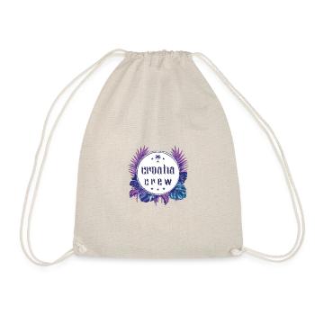 Croatia Crew Colorful - Drawstring Bag - nature - Front
