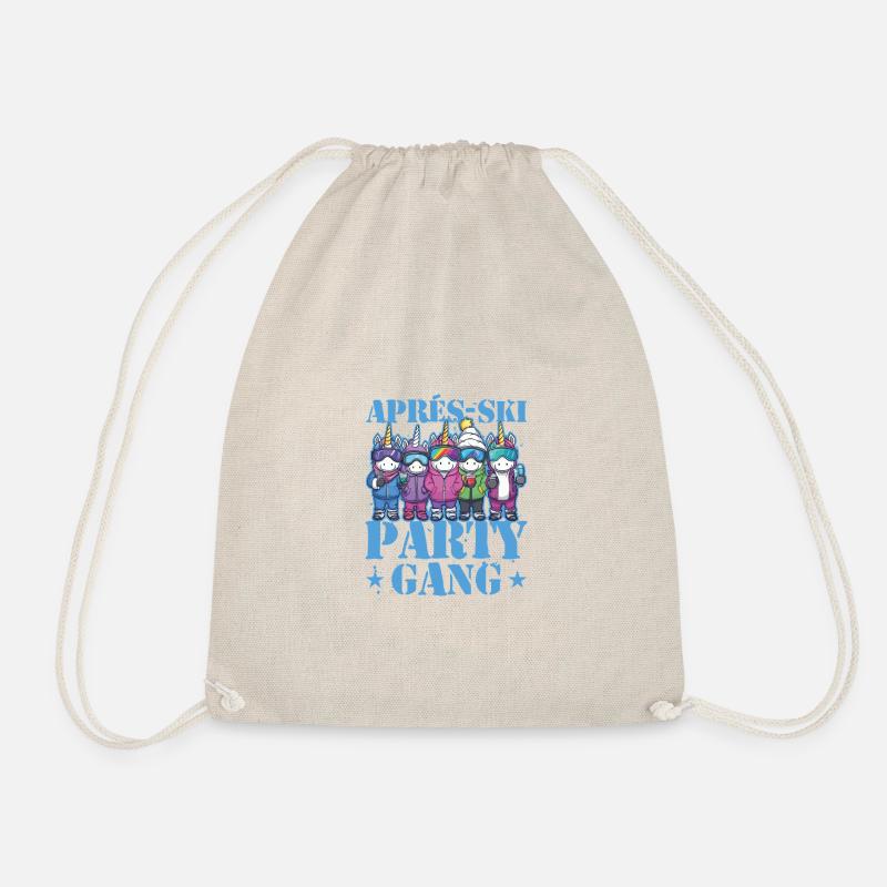 Après Ski Party Gang Unicorn - Drawstring Bag - nature