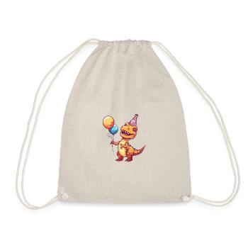 dinosaure t-rex anniversaire bébé - Sac de sport léger - nature - Devant