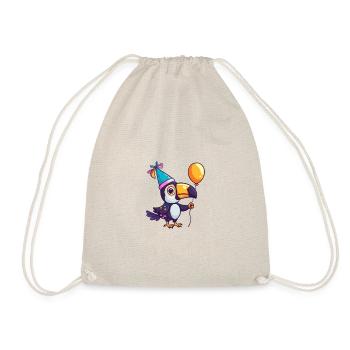 Toucan Bird Birthday Baby - Drawstring Bag - nature - Front